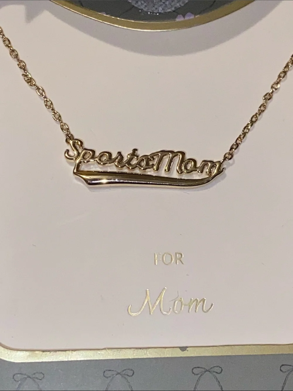 A New Day Gold Dipped “Sports Mom” Necklace - For Mom
